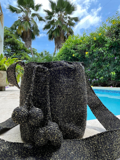 Mochila Negra Seda